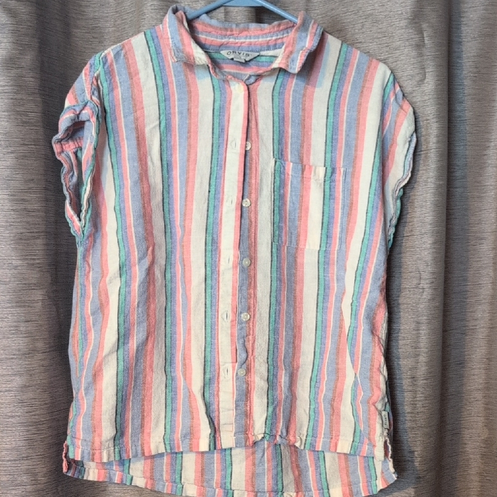 Orvis Multicolor Striped Shirt